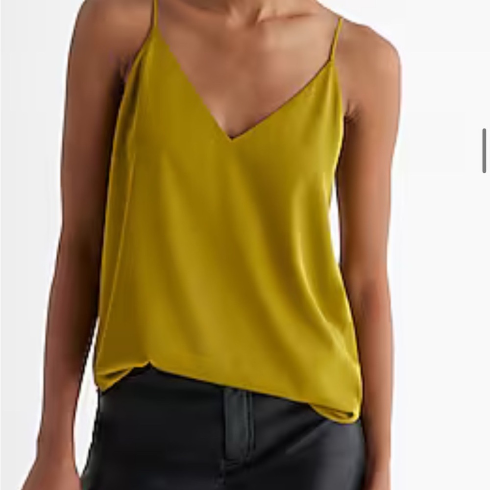 Express Satin V-Neck Downtown Cami